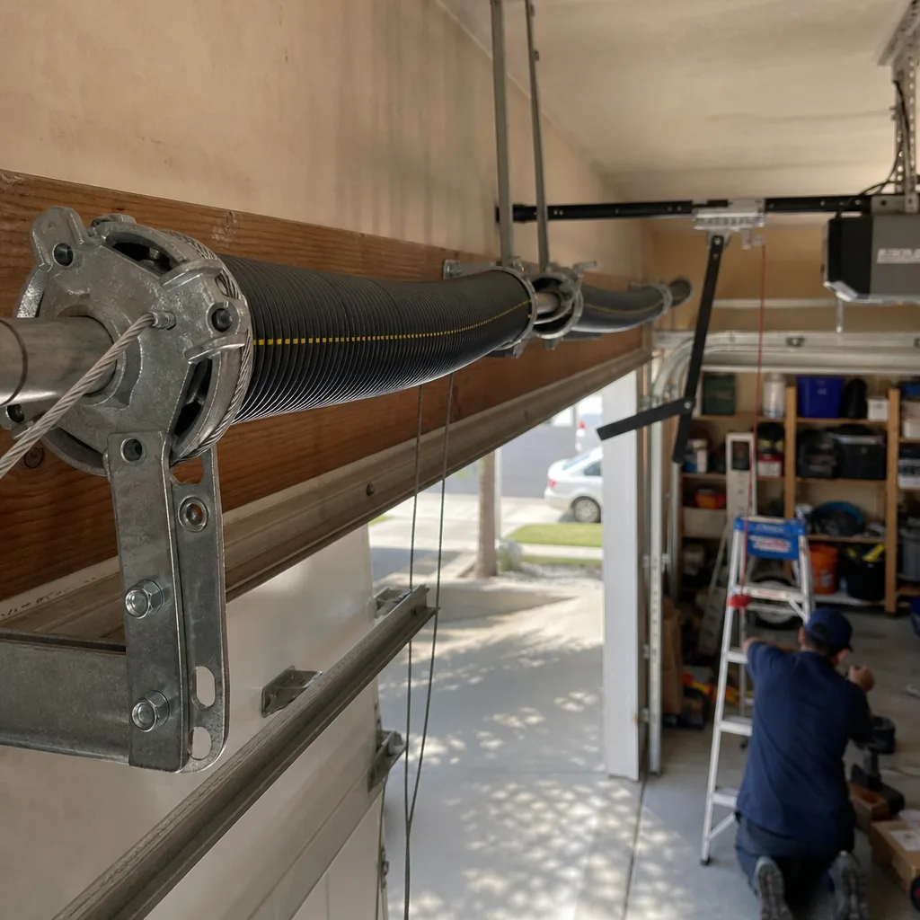 Garage Door Spring Repair in Eastvale